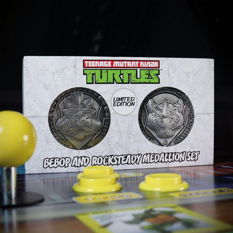 TMNT - Bad Guys - Set de 2 médaillons édition limitée '20x2x6cm'