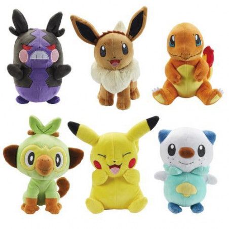 POKEMON - Peluche 20 cm Wave 9 - Display 6 Pcs