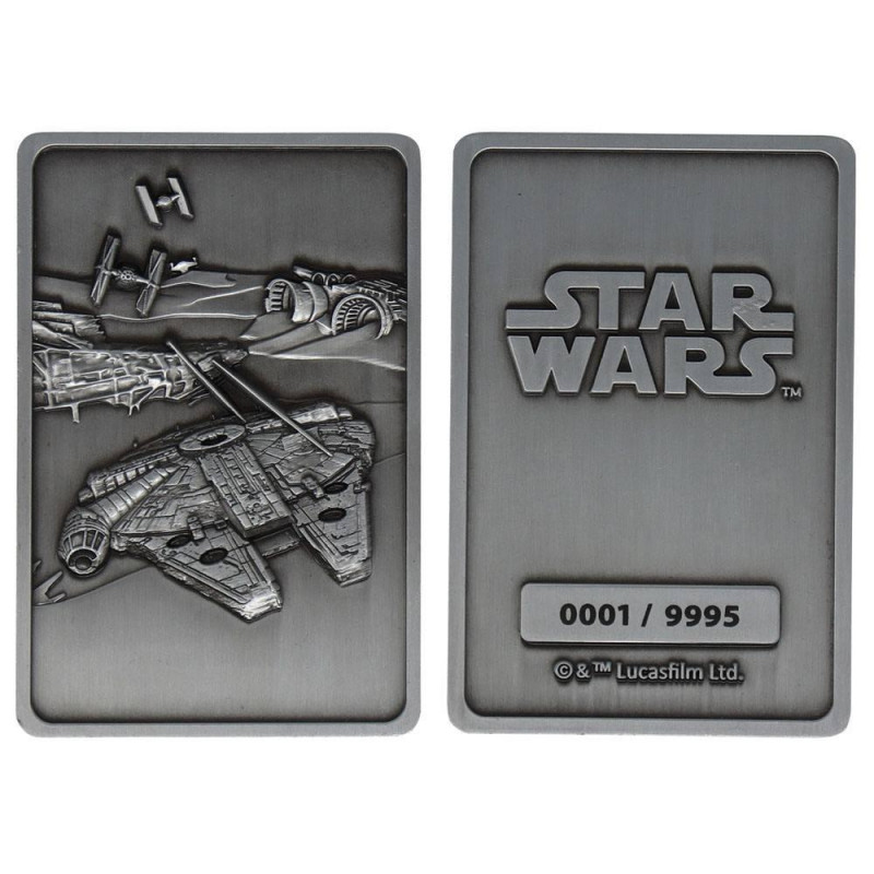 STAR WARS - Millenium Falcon - Lingot en métal collector