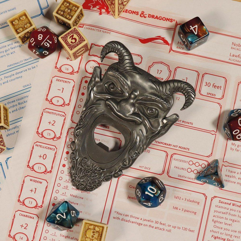 DUNGEONS & DRAGONS - Ouvre bouteille aimanté en métal