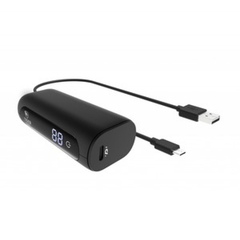 TIGER POWER POWERBANK 5000MAH PD + QC AVEC 2 CABLE TYPE C NOIR