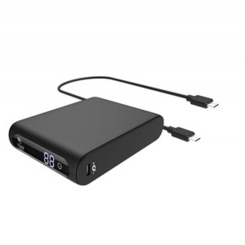 TIGER POWER POWERBANK 20000MAH PD + QC AVEC 2 CABLE TYPE C NOIR
