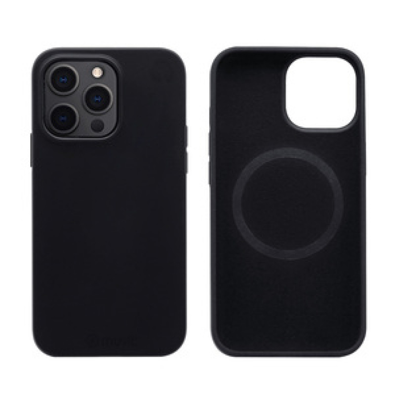 MAG COQUE SILICONE NOIR IPHONE 13 13 PRO
