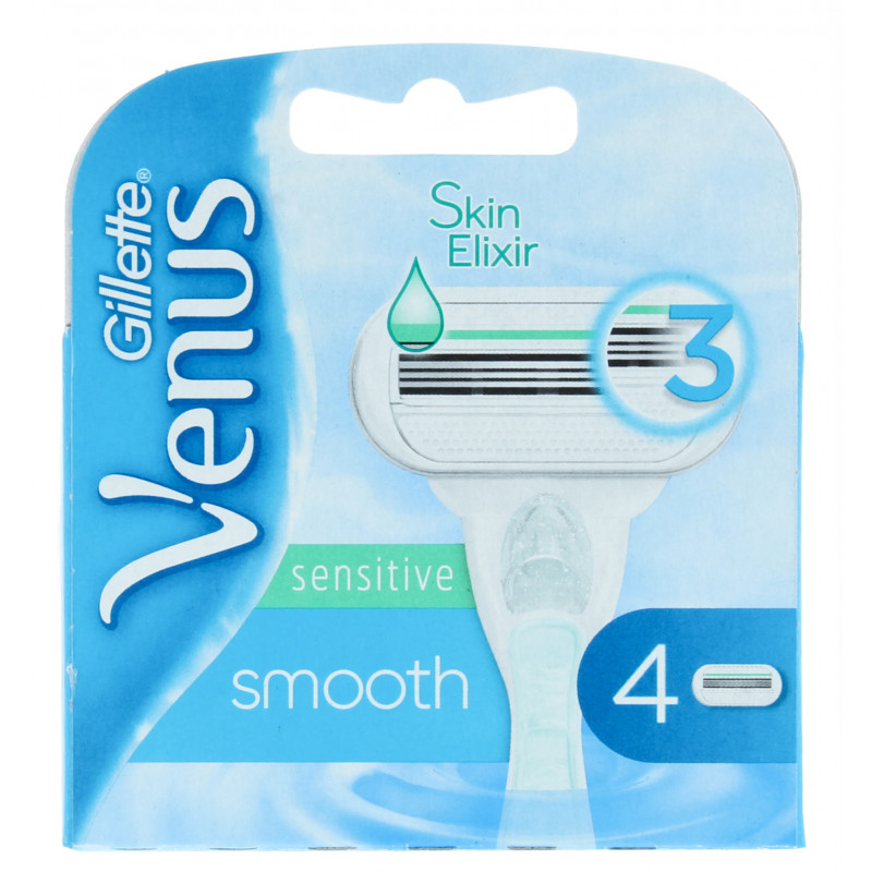 Gillette compatible - Venus Smooth Sensitive Blades 4-Pack