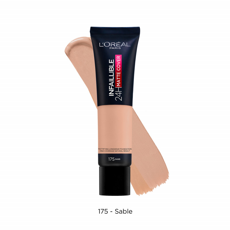 L'Oréal - Infaillible 24H Matte Cover Foundation - 175 Sand