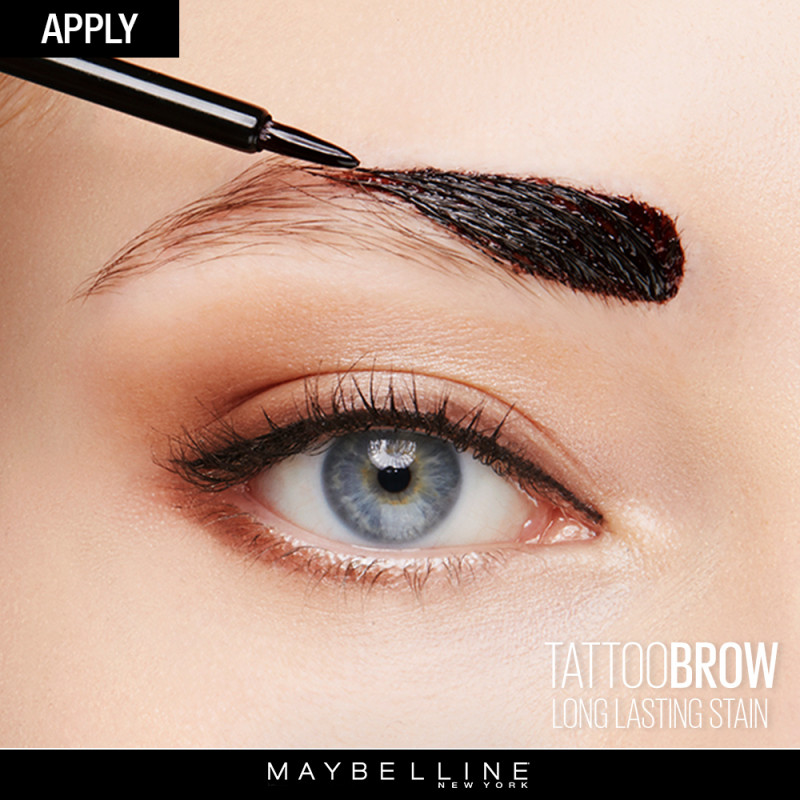 Maybelline compatible - Tattoo Brow Gel Tint Eyebrow color - 25 Chocolate Brown