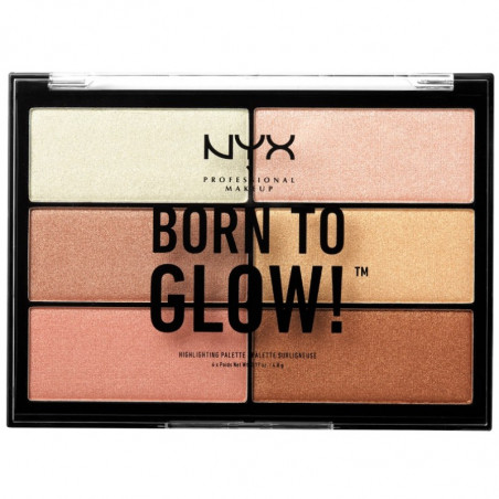 NYX Professional Makeup compatible - Born To Glow Highlighter Palette