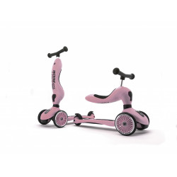 Scoot and Ride - 2 in 1 Balance Bike/ Scooter - Rose (160629-08)