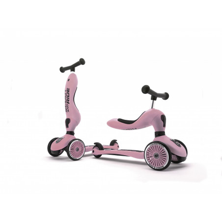 Scoot and Ride - 2 in 1 Balance Bike/ Scooter - Rose (160629-08)