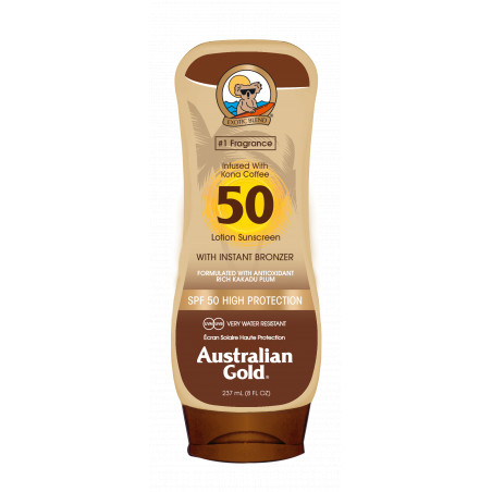 Australian Gold compatible - Sunscreen Lotion w. Bronzer 237 ml - SPF 50