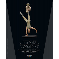STAR WARS - ELITE Collection - Yoda And Luke Dagobah Trainning -19cm