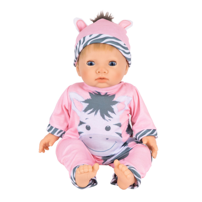 Tiny Treasure - Blond haired Doll Zebra outfit (30267)