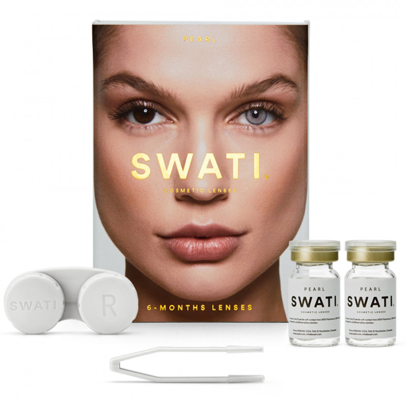 SWATI compatible - Coloured Contact Lenses 6 Months - Pearl
