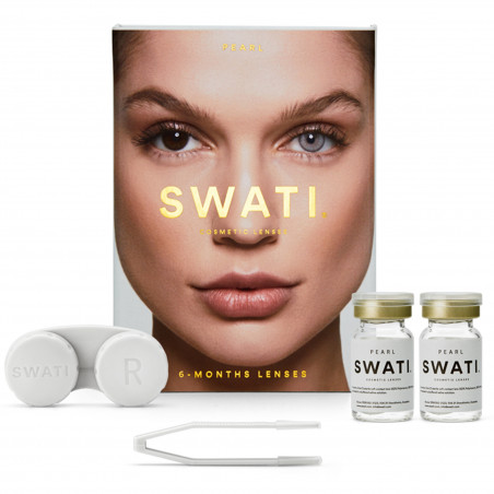 SWATI compatible - Coloured Contact Lenses 6 Months - Pearl