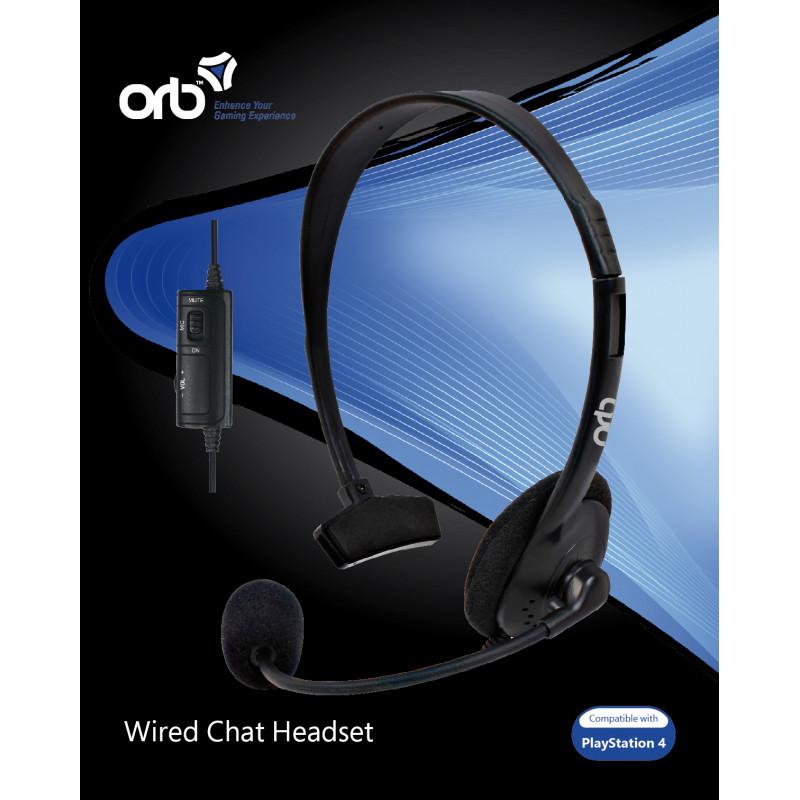 Playstation 4 - Wired Chat Headset (ORB compatible)