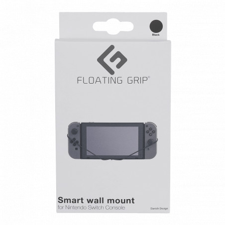 Nintendo Switch Console wall mount by FLOATING GRIP compatible®, Black