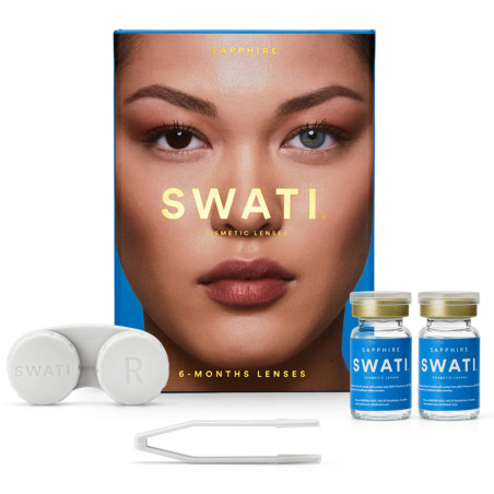SWATI compatible - Coloured Contact Lenses 6 Months - Sapphire
