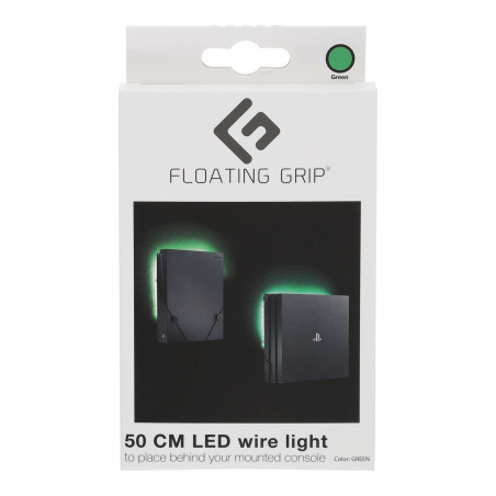 Floating Grip Led Wire Light with USB Green