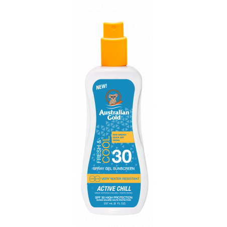 Australian Gold compatible - Active Chill Sunscreen Spray Gel SPF 30 237 ml