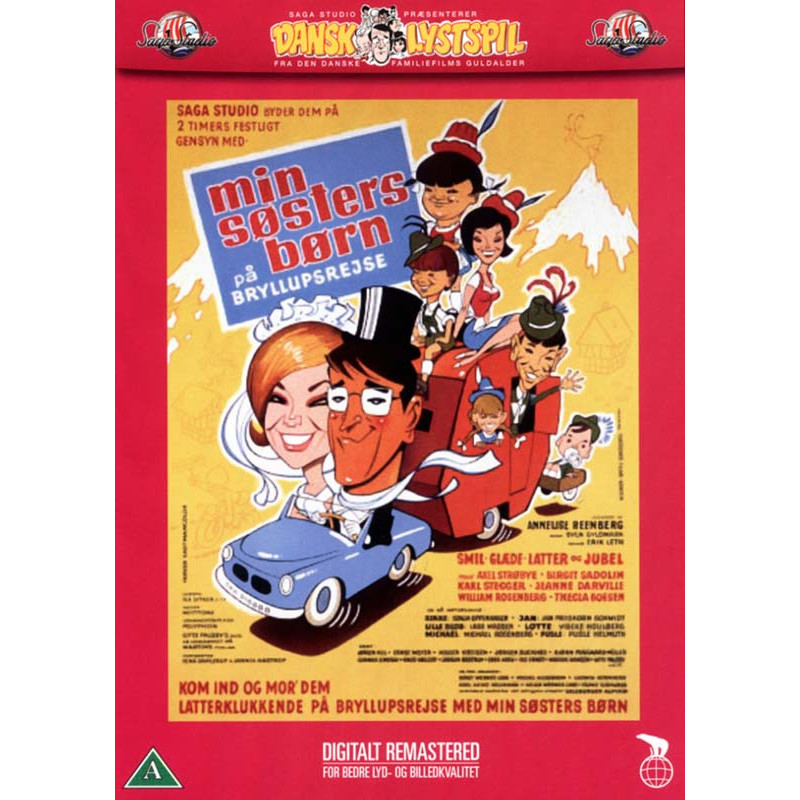 Min søsters børn på bryllupsrejse - DVD