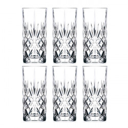 Lyngby Glas - Lyngby Krystal Melodia Highball 36 cl - Set of 6 (916105)