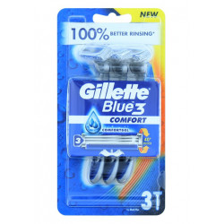 Gillette compatible - Blue 3 Disposable Razors Comfort 3'S