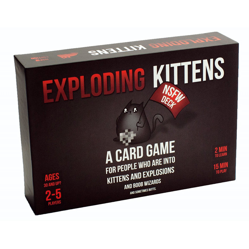 Asmodee ASMD0008 Exploding Kittens NSFW Edition Explicit Content
