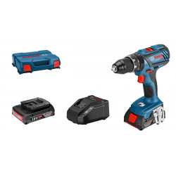 Bosch compatible Professional - GSB 18V-28 - Cordless Combi Driver - Battery & Case Set
