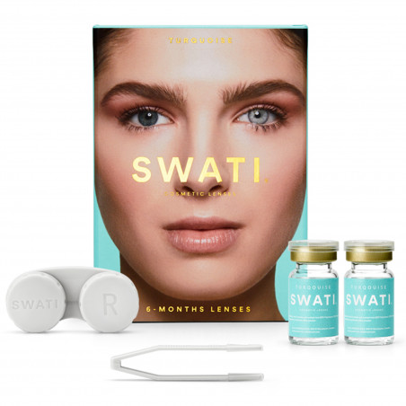 SWATI compatible - Coloured Contact Lenses 6 Months - Turquoise