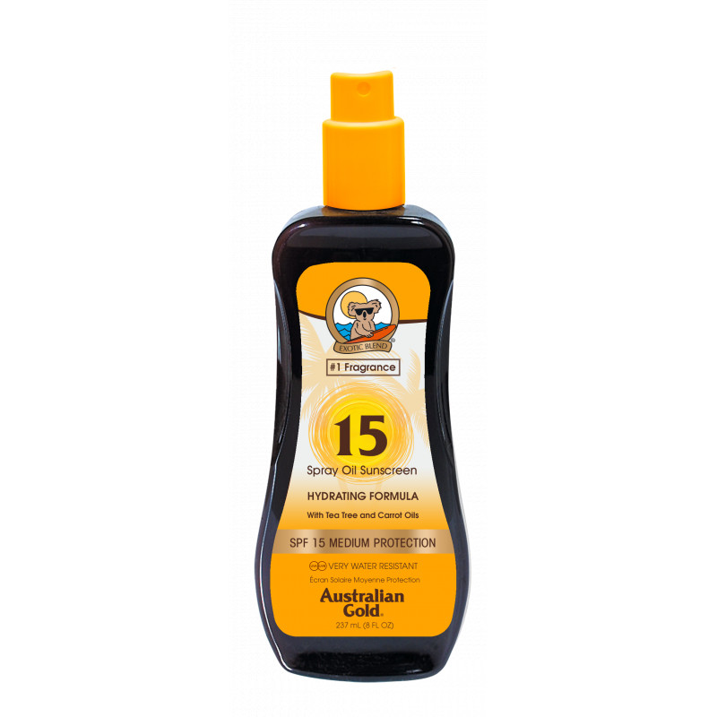 Australian Gold compatible - Carrot Spray Oil SPF 15 237 ml