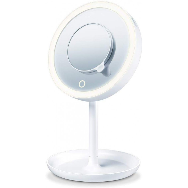 Beurer - BS 45 Illuminated Cosmetic Mirror with LED Light Touch Sensor Button - 3 Years Warranty