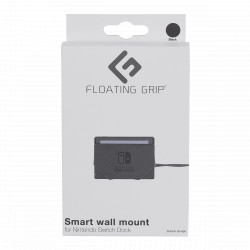 Nintendo Switch dock wall mount by FLOATING GRIP compatible®, Black