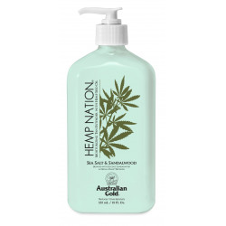 Australian Gold compatible - Hemp Nation Sea Salt & Sandalwood Tan Extender Body Lotion 535 ml