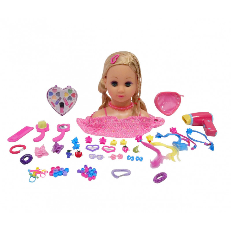 Happy Friend - Make Up Dollhead - Blonde (804012)