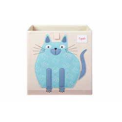 3 Sprouts compatible - Storage Box - Blue Cat