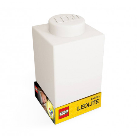 LEGO - Silicone Brick - Night Light w/LED - White