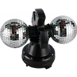 STOCK1 - Twin Mirror Ball lamp LED (501114)