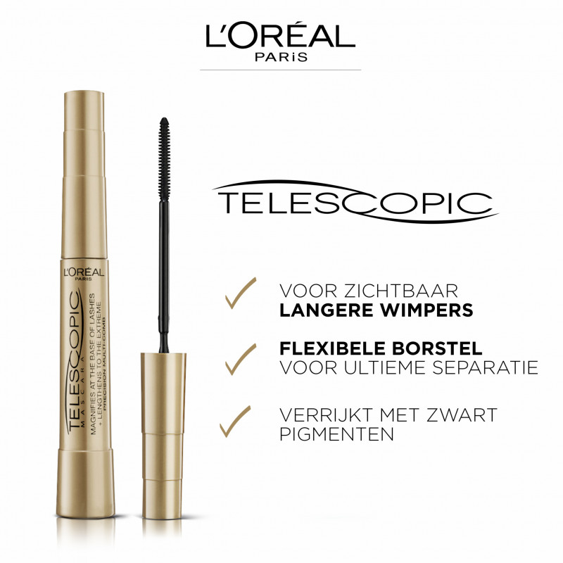 L'Oréal - Telescopic  Mascara - Black