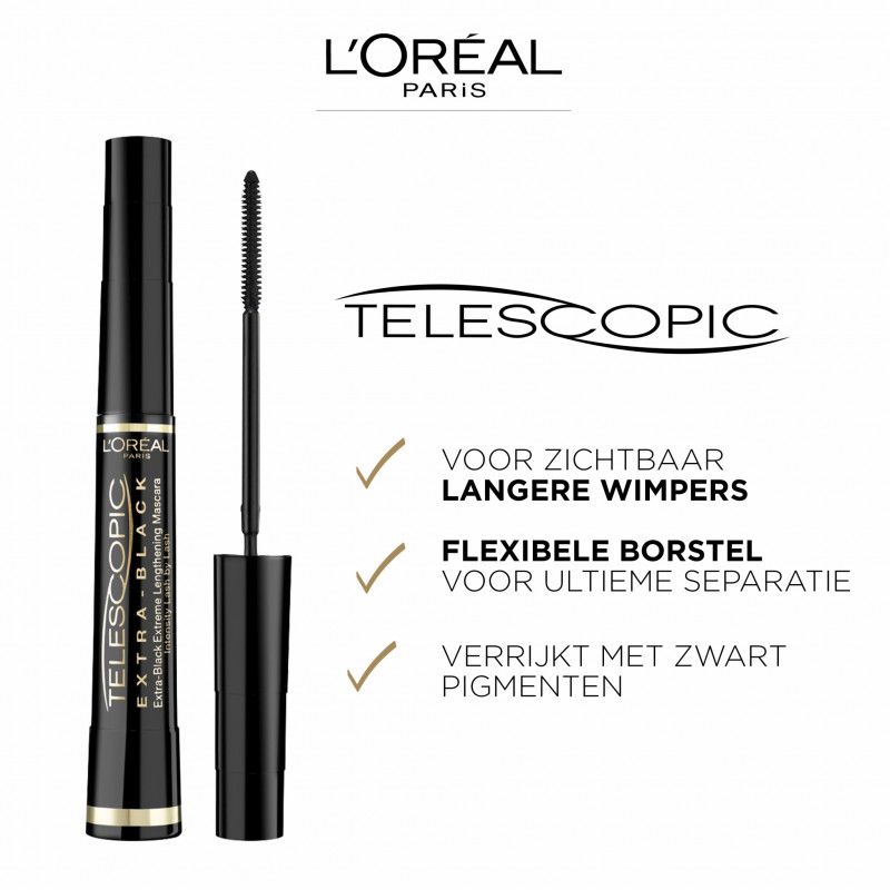 L'Oréal - Telescopic Mascara - Extra Black