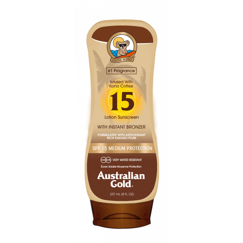 Australian Gold compatible - Sunscreen Lotion with Bronzer SPF 15 237 ml