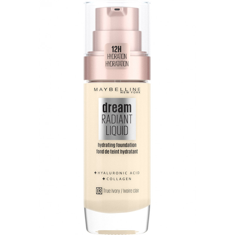 Maybelline compatible - Dream Radiant Liquid Foundation - 3 True Ivory