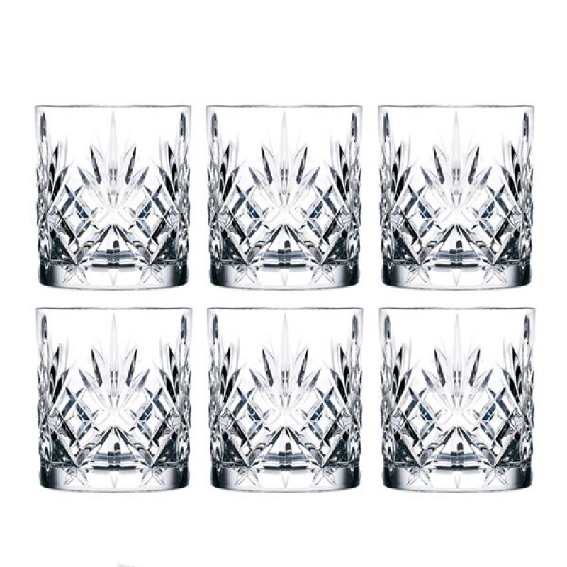 Lyngby Glas - Lyngby Krystal Melodia Whisky Glass 31 cl - Set of 6 (916107)