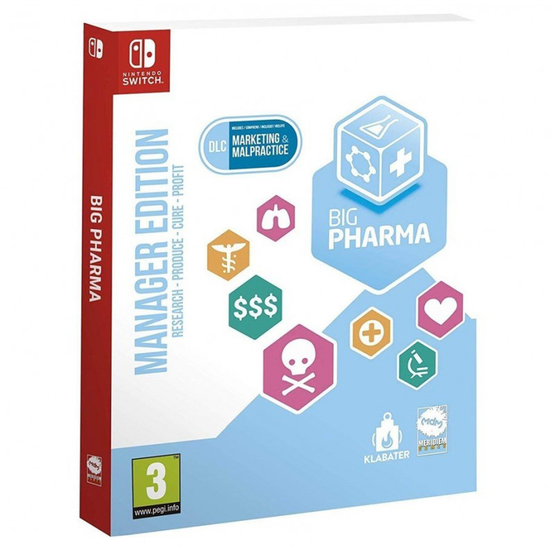 Meridiem Games Big Pharma - Manager Edition Standard Nintendo Switch