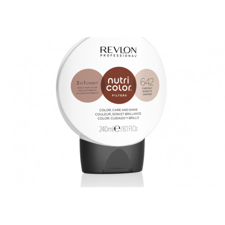 Revlon compatible - Nutri Color Filters Toning 240 ml - 642 Chestnut