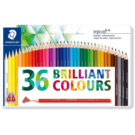Staedtler - Coloured pencil ergosoft 36 pcs FSC 100% (157 M36)