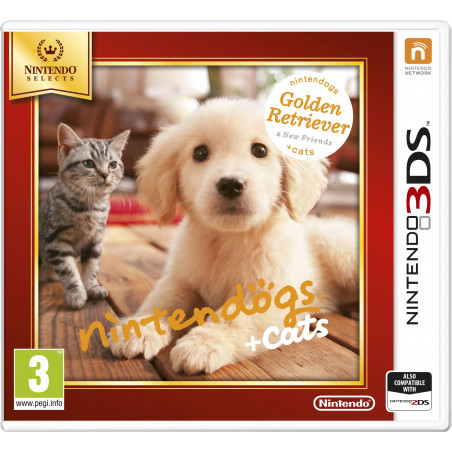 Nintendo Nintendogs + Cats Golden Retriever - Selects Sélectionne Allemand, Anglais, Espagnol, Français, Italien, Née