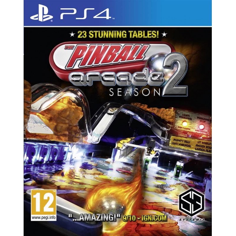 System 3 Pinball Arcade Season 2 Standard PlayStation 4