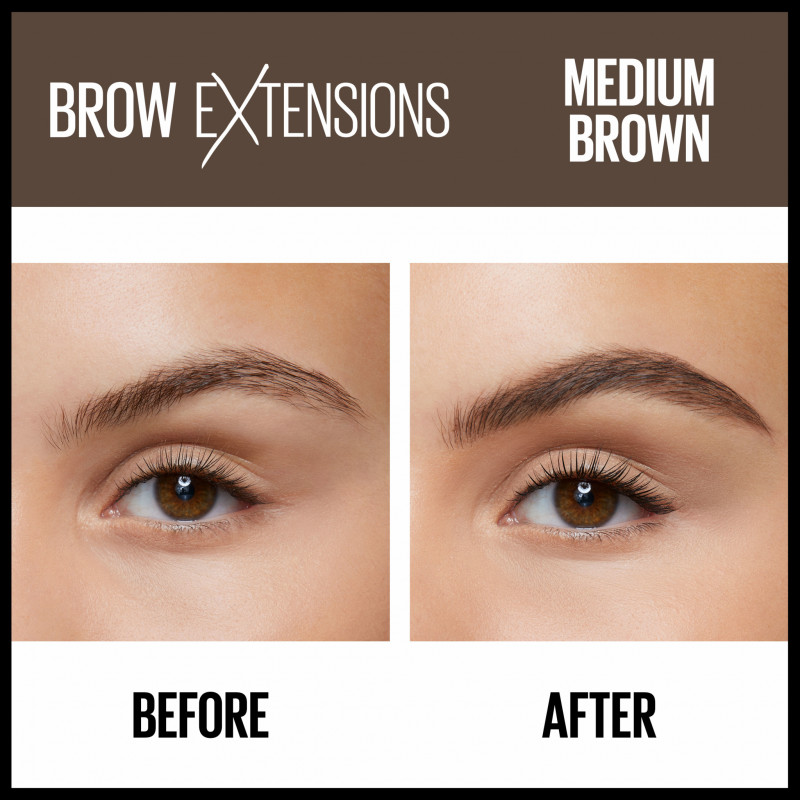 Maybelline compatible - Brow Extensions - 04 Medium Brown