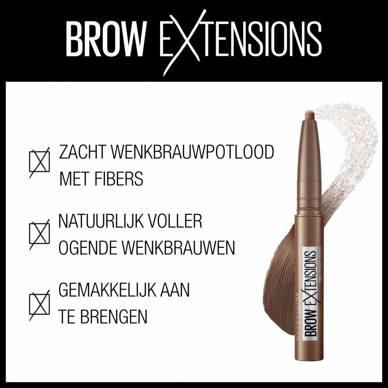 Maybelline compatible - Brow Extensions - 04 Medium Brown