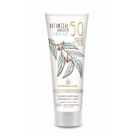 Australian Gold compatible - Botanical Tinted Face Cream SPF 50 88 ml - Fair/Light